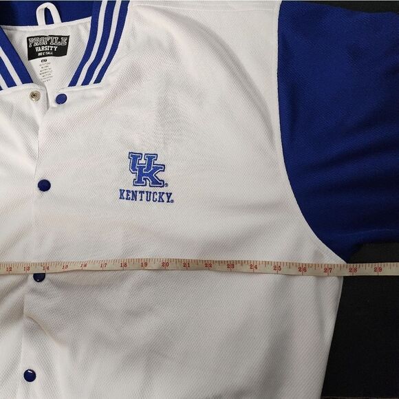 Kentucky Wildcats Jacket Adult UK Button Closure Lined Profile Varsity NCAA XLT - Picture 5 of 6